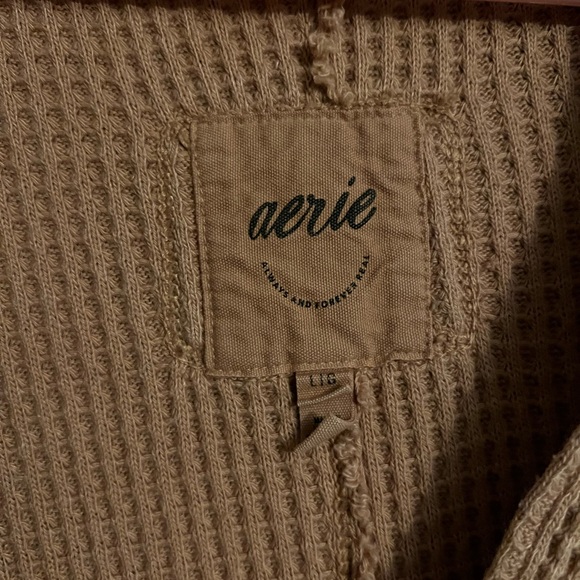 Aerie Lumberjane waffle sweatshirt - Picture 3 of 5